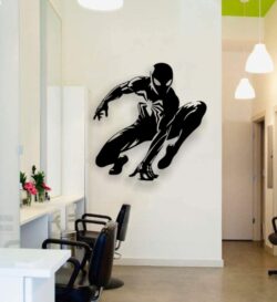 Spider man wall decor E0021665 file cdr and dxf free vector download for laser cut plasma