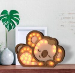 Koala lamp E0021748 file cdr and dxf free vector download for laser cut