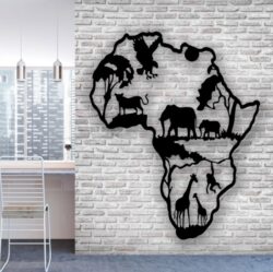 African animals E0021954 file cdr and dxf free vector download for Laser cut plasma