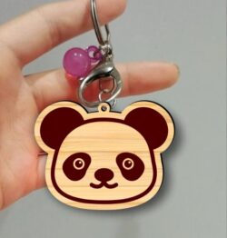 Bear keychain E0021927 file cdr and dxf free vector download for Laser cut