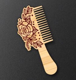 Comb E0021899 file cdr and dxf free vector download for Laser cut