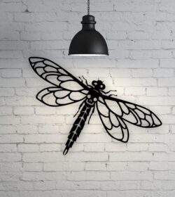 Dragonfly E0021995 file cdr and dxf free vector download for Laser cut plasma