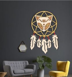 Dream catcher E0021830 file cdr and dxf free vector download for laser cut