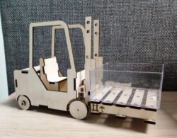 Forklift E0022006 file cdr and dxf free vector download for Laser cut