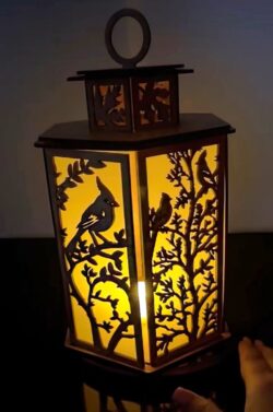 Lantern E0022016 file cdr and dxf free vector download for Laser cut