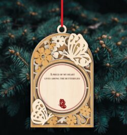 Memorial Ornament E0022020 file cdr and dxf free vector download for Laser cut