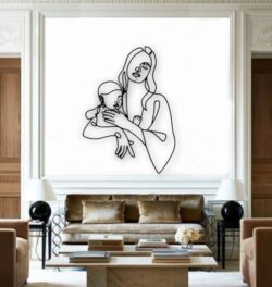 Mother and baby E0021765 file cdr and dxf free vector download for laser cut plasma
