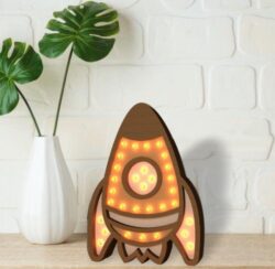 Rocket E0021756 file cdr and dxf free vector download for laser cut