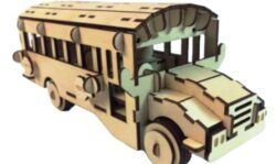 School bus E0022027 file cdr and dxf free vector download for Laser cut