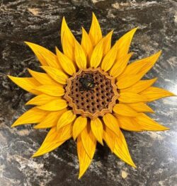 Sunflower E0021973 file cdr and dxf free vector download for Laser cut