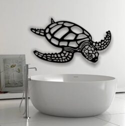 Turtle E0021916 file cdr and dxf free vector download for Laser cut plasma