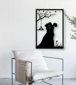 Wedding wall decor E0021772 file cdr and dxf free vector download for laser cut plasma