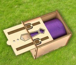 Wooden tie case E0021801 file cdr and dxf free vector download for laser cut