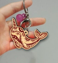 Sea animal keychain E0022041 file cdr and dxf free vector download for Laser cut
