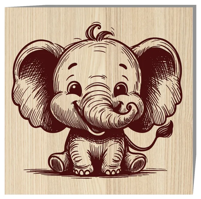 Elephant E0023009 file cdr and dxf pdf free vector download for laser engraving machines 5 Elephant E0023009 file cdr and dxf pdf free vector download for laser engraving machines