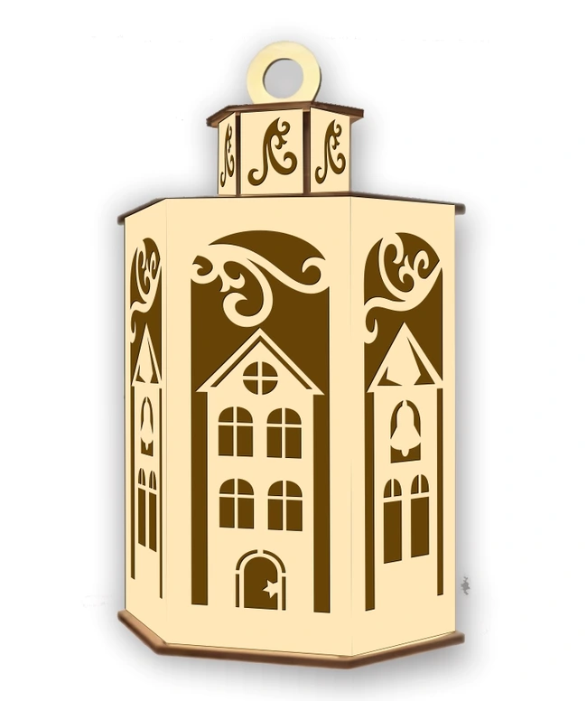 Christmas Lantern E0023190 file cdr and dxf pdf free vector download for Laser cut 5 Christmas Lantern E0023190 file cdr and dxf pdf free vector download for Laser cut