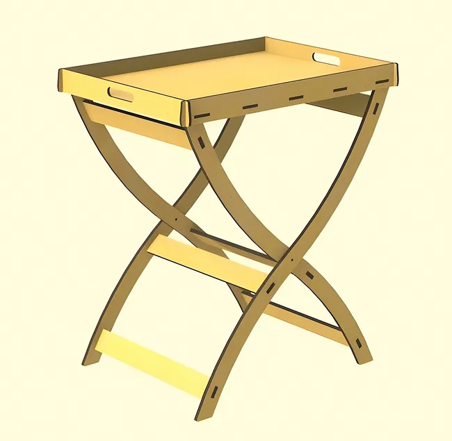 Folding wooden table E1000151 free download vector file Laser cut and CNC cut wood 5 Folding wooden table E1000151 free download vector file Laser cut and CNC cut wood