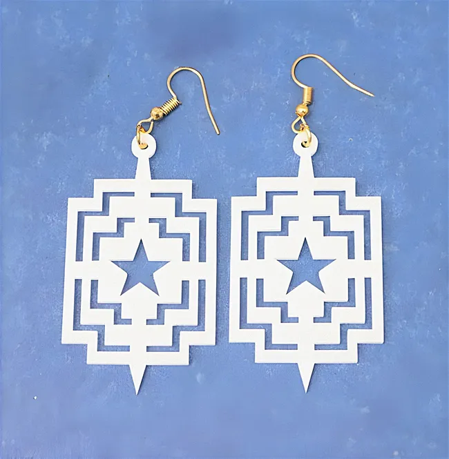 Acrylic geometric earrings E1000187 free download vector files Laser cut and CNC cut wood 5 Acrylic geometric earrings E1000187 free download vector files Laser cut and CNC cut wood