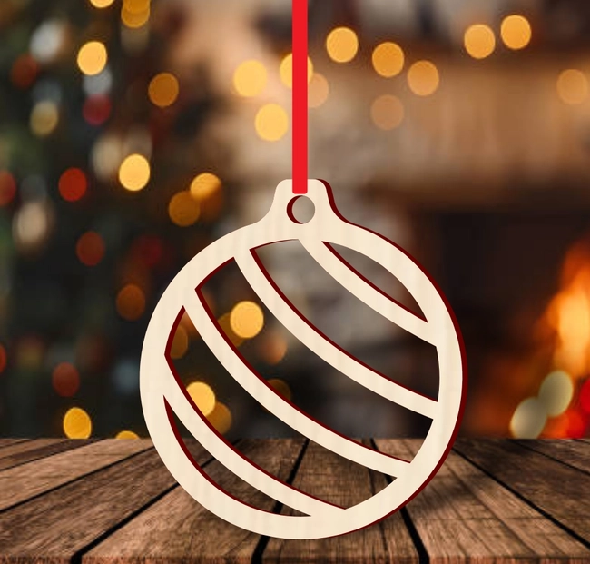 Christmas stripe ball S0000879 file cdr and dxf pdf free vector download for Laser cut 5 Christmas stripe ball S0000879 file cdr and dxf pdf free vector download for Laser cut
