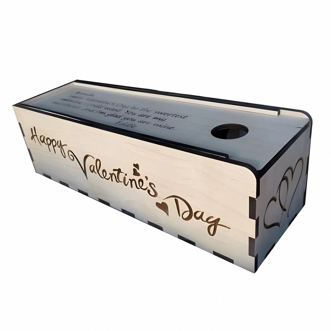 Plywood wine box with sliding door S0000168 file cdr and dxf pdf free vector download for Laser cut 5 Plywood wine box with sliding door S0000168 file cdr and dxf pdf free vector download for Laser cut