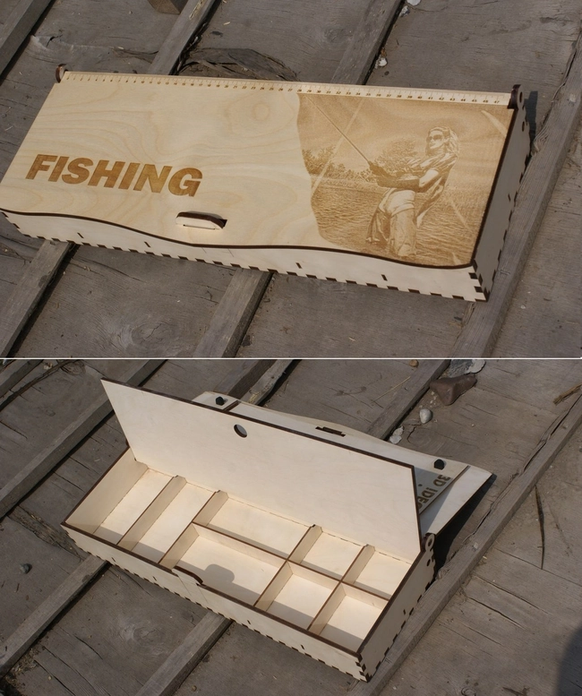 Wood fisherman box with fish engraving collection S0000784 file cdr and dxf pdf free vector download for Laser cut 5 Wood fisherman box with fish engraving collection S0000784 file cdr and dxf pdf free vector download for Laser cut