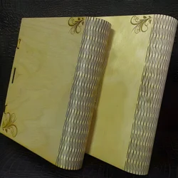 Wooden book box gift S0000114 file cdr and dxf pdf free vector download for Laser cut