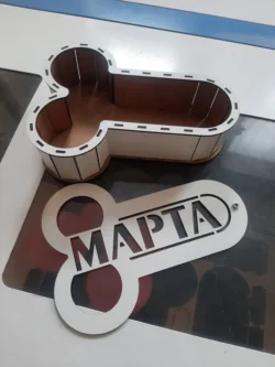 Wooden packaging box for 8 march S0000807 dxf pdf free vector download for Laser cut