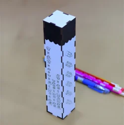 Wooden pencil case S0000664 file cdr and dxf pdf free vector download for Laser cut