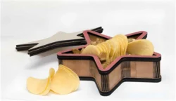 Wooden star shaped snack box la S0000814 dxf pdf free vector download for Laser cut