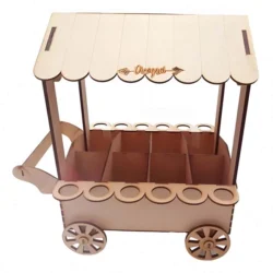 Candy cart for party S0001625 file cdr and dxf pdf free vector download for Laser cut