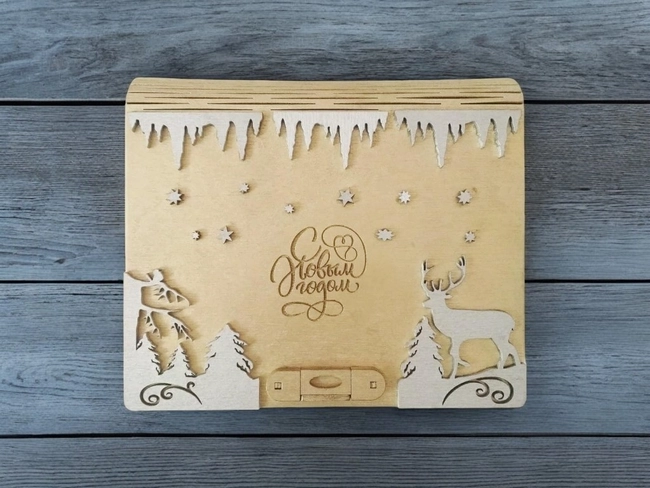 Christmas gift box S0001326 file cdr and dxf pdf free vector download for Laser cut 5 Christmas gift box S0001326 file cdr and dxf pdf free vector download for Laser cut