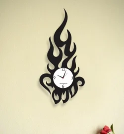 Fire flame wooden wall S0001375 file cdr and dxf pdf free vector download for Laser cut