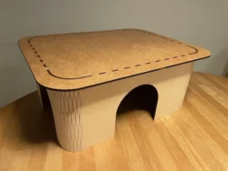 Guinea pig house with living S0001389 file cdr and dxf pdf free vector download for Laser cut