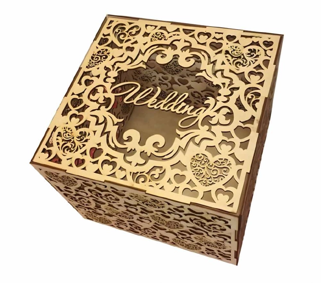 Heart design wedding S0001393 file cdr and dxf pdf free vector download for Laser cut