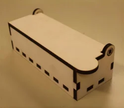 Hinged lid S0001395 file cdr and dxf pdf free vector download for Laser cut