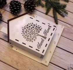 Indoor mailbox key S0001407 file cdr and dxf pdf free vector download for Laser cut