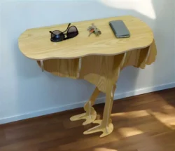 Ostrich consol S0001444 file cdr and dxf pdf free vector download for Laser cut