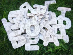Russian alphabet letters learning toys S0001468 file cdr and dxf pdf free vector download for Laser cut