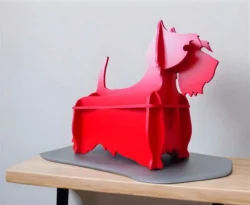 Scottish terrier shelf S0001412 file cdr and dxf pdf free vector download for Laser cut