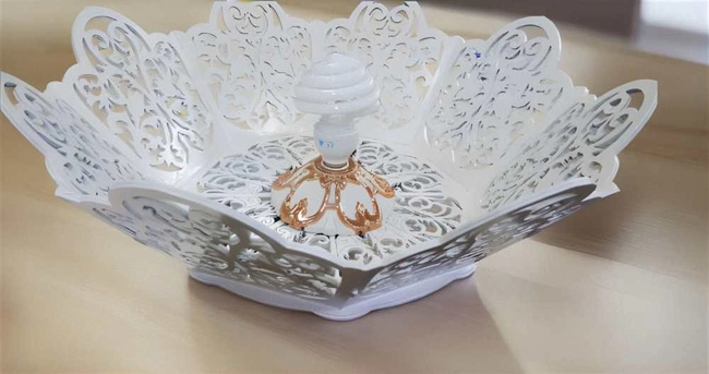 Scroll saw pattern bowl S0001413 file cdr and dxf pdf free vector download for Laser cut
