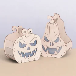 Spooky pumpkin halloween S0001426 file cdr and dxf pdf free vector download for Laser cut