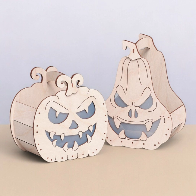 Spooky pumpkin halloween S0001426 file cdr and dxf pdf free vector download for Laser cut