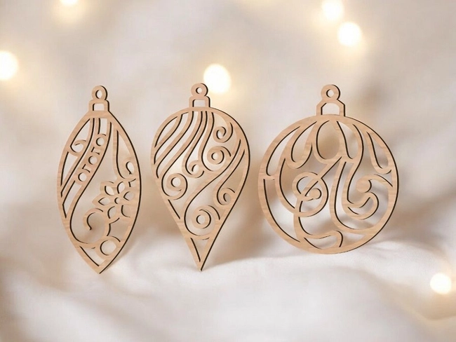 Wooden christmas ball S0001506 file cdr and dxf pdf free vector download for Laser cut 5 Wooden christmas ball S0001506 file cdr and dxf pdf free vector download for Laser cut