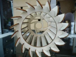 Wooden lamp S0001522 file cdr and dxf pdf free vector download for Laser cut