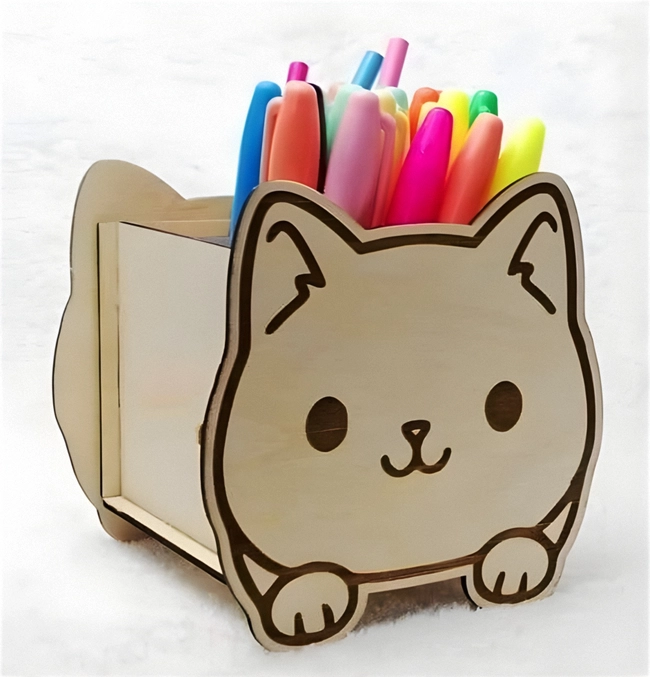 Cat box E0023753 file cdr and dxf pdf free vector download for laser cut 5 Cat box E0023753 file cdr and dxf pdf free vector download for laser cut