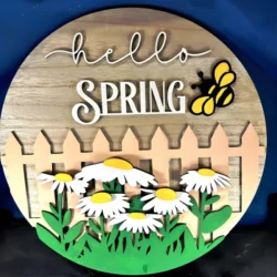 Wooden sign E0023760 file cdr and dxf pdf free vector download for laser cut