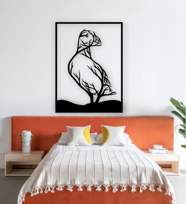 Puffin bird  E0023826 file cdr and dxf pdf free vector download for Laser cut Plasma