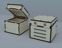 Box E0023950 file cdr and dxf pdf free vector download for Laser cut