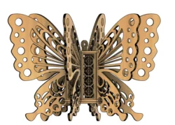 Butterfly lantern E0023941 file cdr and dxf pdf free vector download for Laser cut