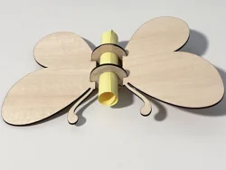 Butterfly money holder E0023916 file cdr and dxf pdf free vector download for Laser cut